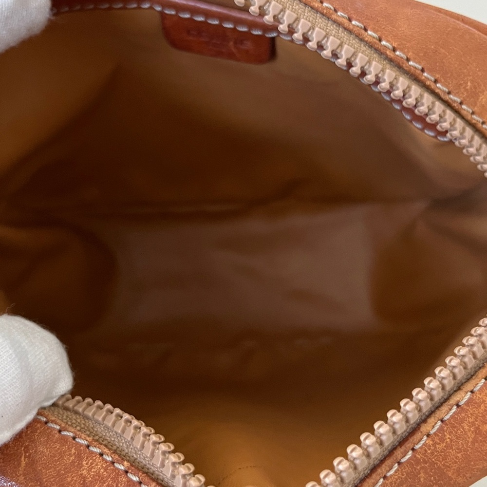 Celine Vintage Brown & Tan Monogram Crossbody Bag - Picture 6 of 12